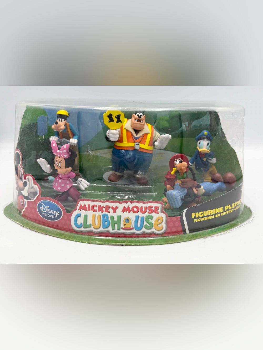 Disney Store Mickey Mouse Clubhouse Figurine Playset 5 Figures Mickey Minnie